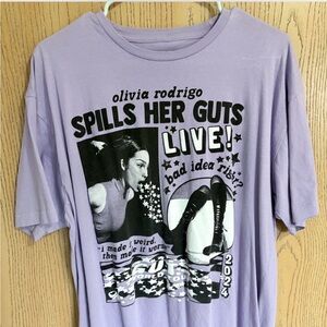 Olivia Rodrigo Graphic Purple Women's Top xl
